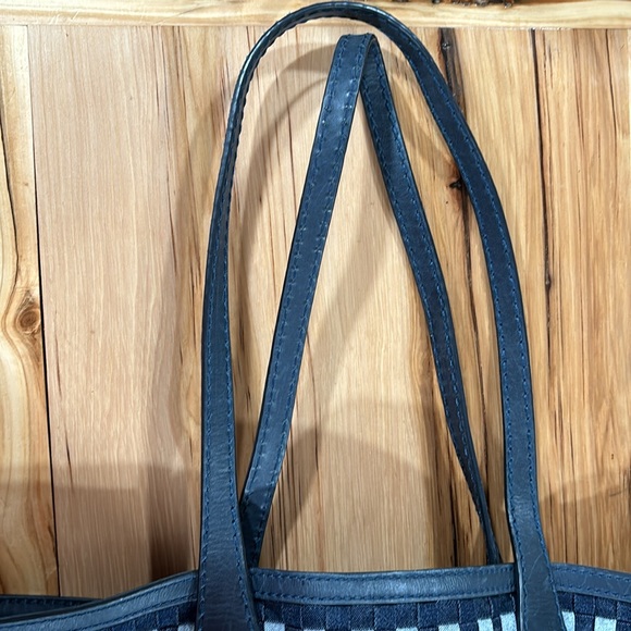Frye Navy Denim tote - Picture 8 of 12